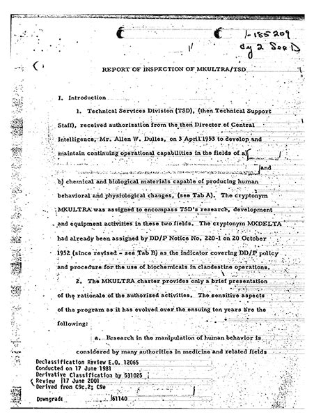 mk ultra cia files